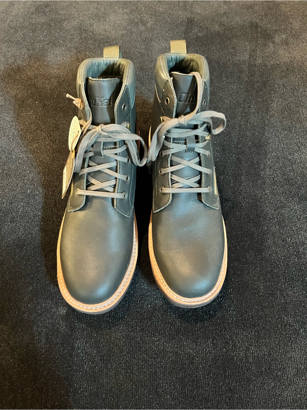 OluKai Men’s KilaKila Boots in Nori (Black)